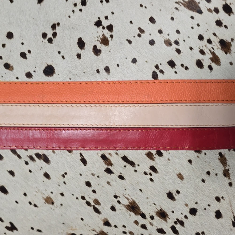 Stylish Speckled Tote Bag with Multicolor Stripes - Picture 4 of 5